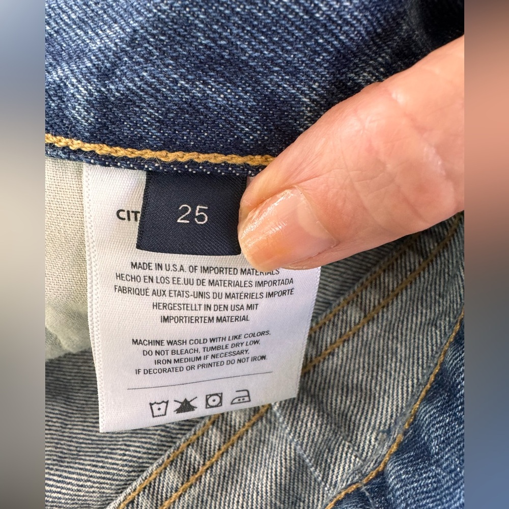 Citizens Of Humanity Distressed Blue High Rise Jeans - Picture 6 of 15